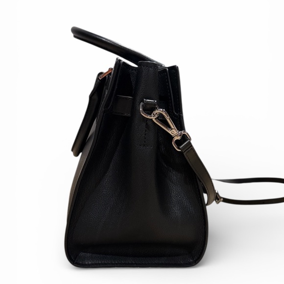 Michael Kors Hamilton Medium Leather Satchel Black - Picture 7 of 14